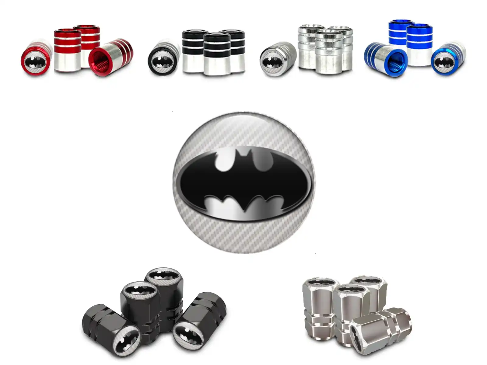 Wheel Valve Caps SUVs Glide Design